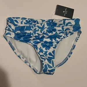 Abercrombie Kids Blue White Floral Swim Bottoms New